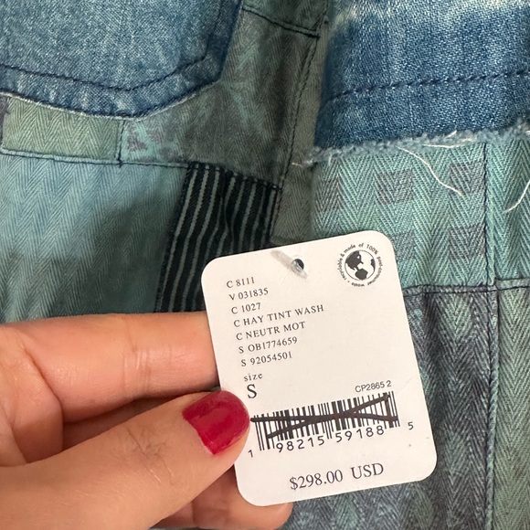 We The Free Heritage Quilted Shirt Jacket MWT - Picture 10 of 10